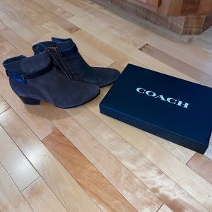 Coach Suede Ankle Booties